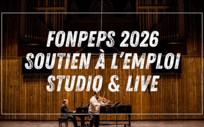 FONPEPS 2026 : découvrez les aides ADEP (studio) et APAJ (live petite jauge) pour financer vos projets musicaux