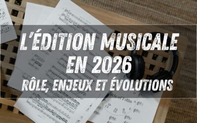 L&rsquo;édition musicale en 2026 : rôle, enjeux et évolutions