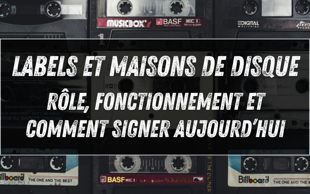 Labels et maisons de disque : rôle, fonctionnement et comment signer aujourd’hui
