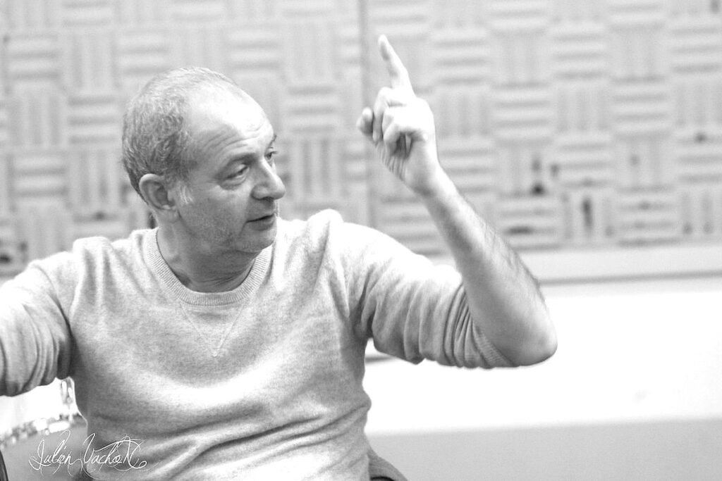 Alain Lahana lors de la rencontre L’Atelier de Cédric