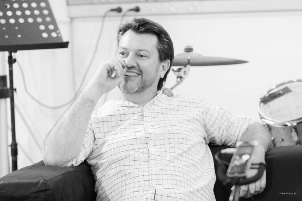 Hubert Salou, ingénieur du son au Studio Kashmir